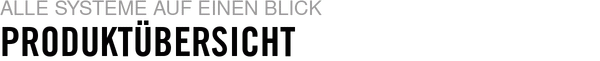 Produktübersicht
