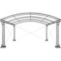 Naxpro Truss Rundbogendach Bühne