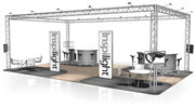 Messestand Traversen