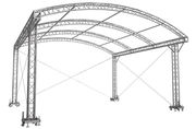 Naxpro Truss Rundbogendach-Bühne