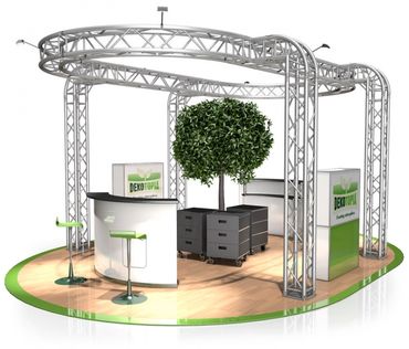 Traversen Messestand Naxpo Truss